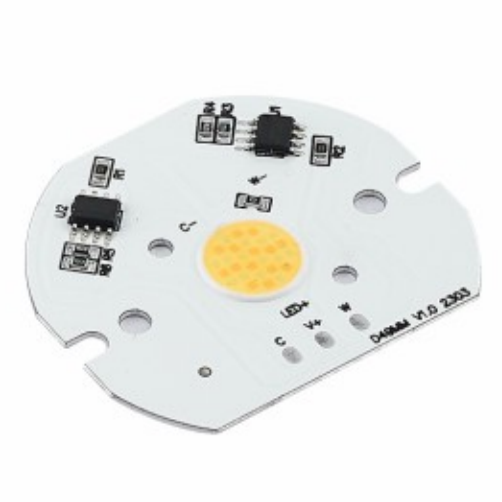 CV centralized control dual-color COB light source