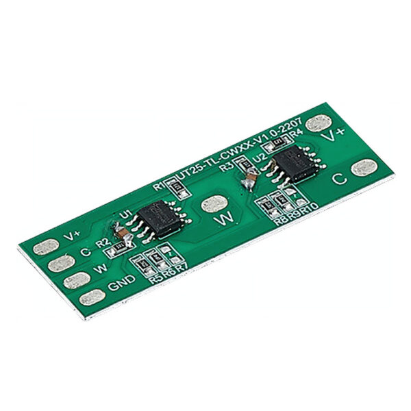 Single-controlled dual-color linear CC board