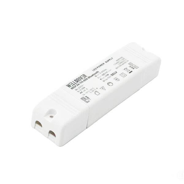 alt="High-PF (>0.9) constant current LED driver for Tuya smart lighting, 36W max, with full protection."