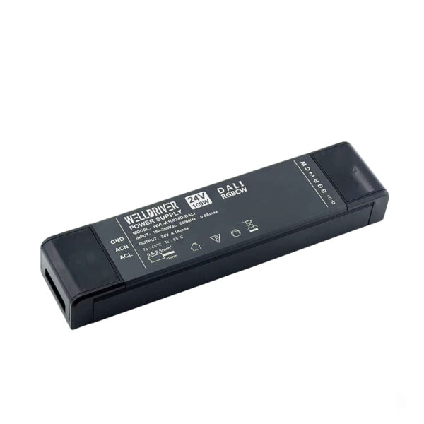 alt="DALI DT8 Constant Voltage LED Driver, 100W-300W, RGBCW Dimming, 12V/24V/48V Output"