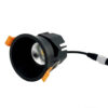 alt="A 10-15W LED downlight with CRI>90, flicker-free, PF>0.9, and isolated driver.